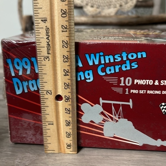 VINTAGE FACTORY SEALED 1991 NHRA WINSTON DRAG RACING PRO SET CARDS 36 WAX PACKS - Picture 7 of 10